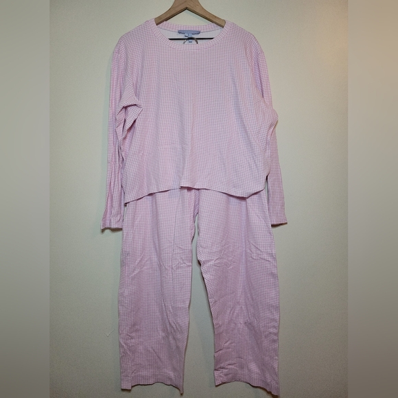 Hill House Other - Hill House pink gingham pajama set, sz m